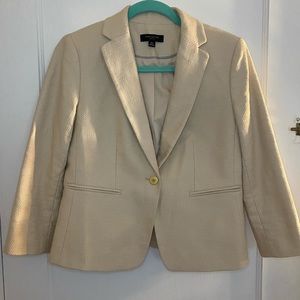 Ann Taylor cream/ivory blazer